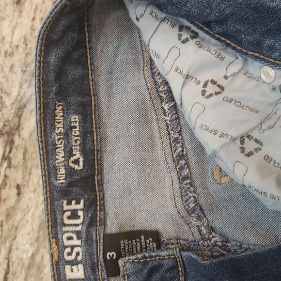 Blue Spice High Waist Skinny Jeans - Picture 7 of 8